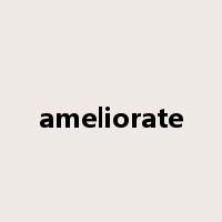ameliorate是什么意思
