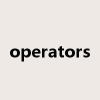 operators是什么意思