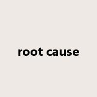 root cause是什么意思