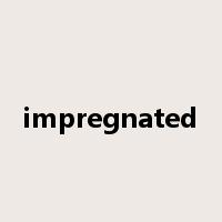 impregnated是什么意思