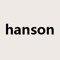 hanson是什么意思
