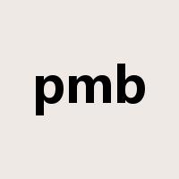 pmb是什么意思