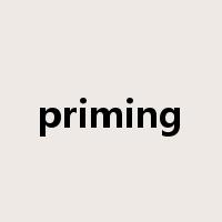 priming是什么意思