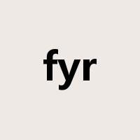 fyr是什么意思