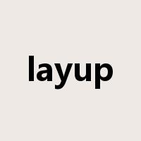 layup是什么意思