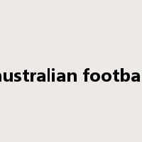 australian football是什么意思