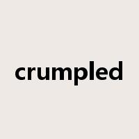 crumpled是什么意思