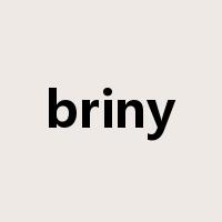 briny是什么意思