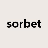sorbet是什么意思