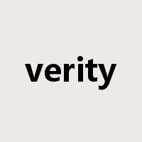 verity是什么意思