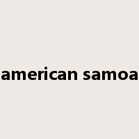 american samoa是什么意思