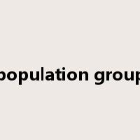 population group是什么意思
