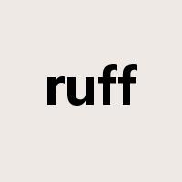 ruff是什么意思
