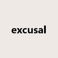 excusal是什么意思