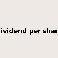dividend per share是什么意思