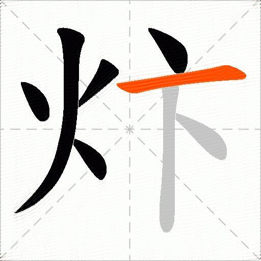 炞