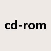 cd-rom是什么意思