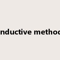 inductive method是什么意思