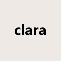 clara是什么意思