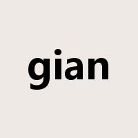 gian是什么意思