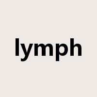 lymph是什么意思