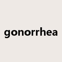 gonorrhea是什么意思