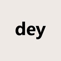dey是什么意思
