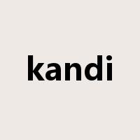 kandi是什么意思