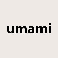 umami是什么意思