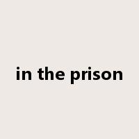 in the prison是什么意思