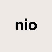 nio是什么意思