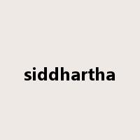 siddhartha是什么意思