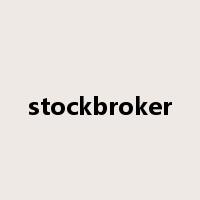 stockbroker是什么意思