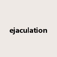 ejaculation是什么意思