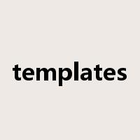 templates是什么意思