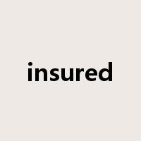 insured是什么意思