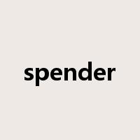 spender是什么意思