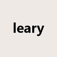 leary是什么意思