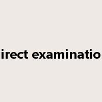 direct examination是什么意思