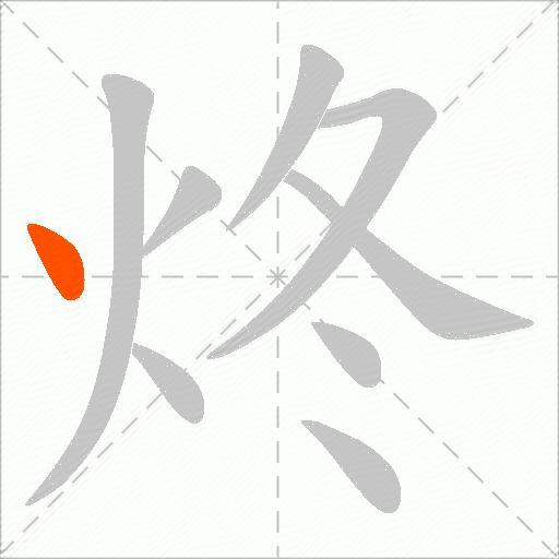 炵