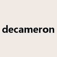 decameron是什么意思