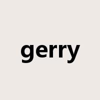 gerry是什么意思