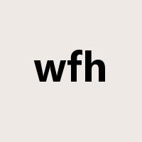 wfh是什么意思