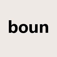 boun是什么意思