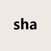 sha是什么意思