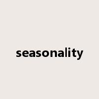 seasonality是什么意思