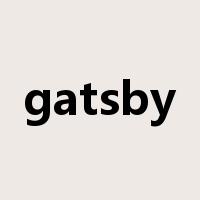 gatsby是什么意思