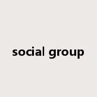 social group是什么意思