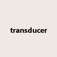 transducer是什么意思