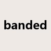banded是什么意思